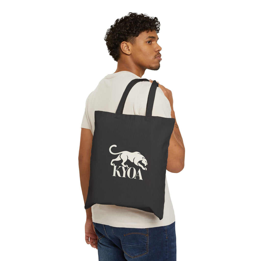 KYOA — The Panther · Canvas Tote (DISCIPLINE)
