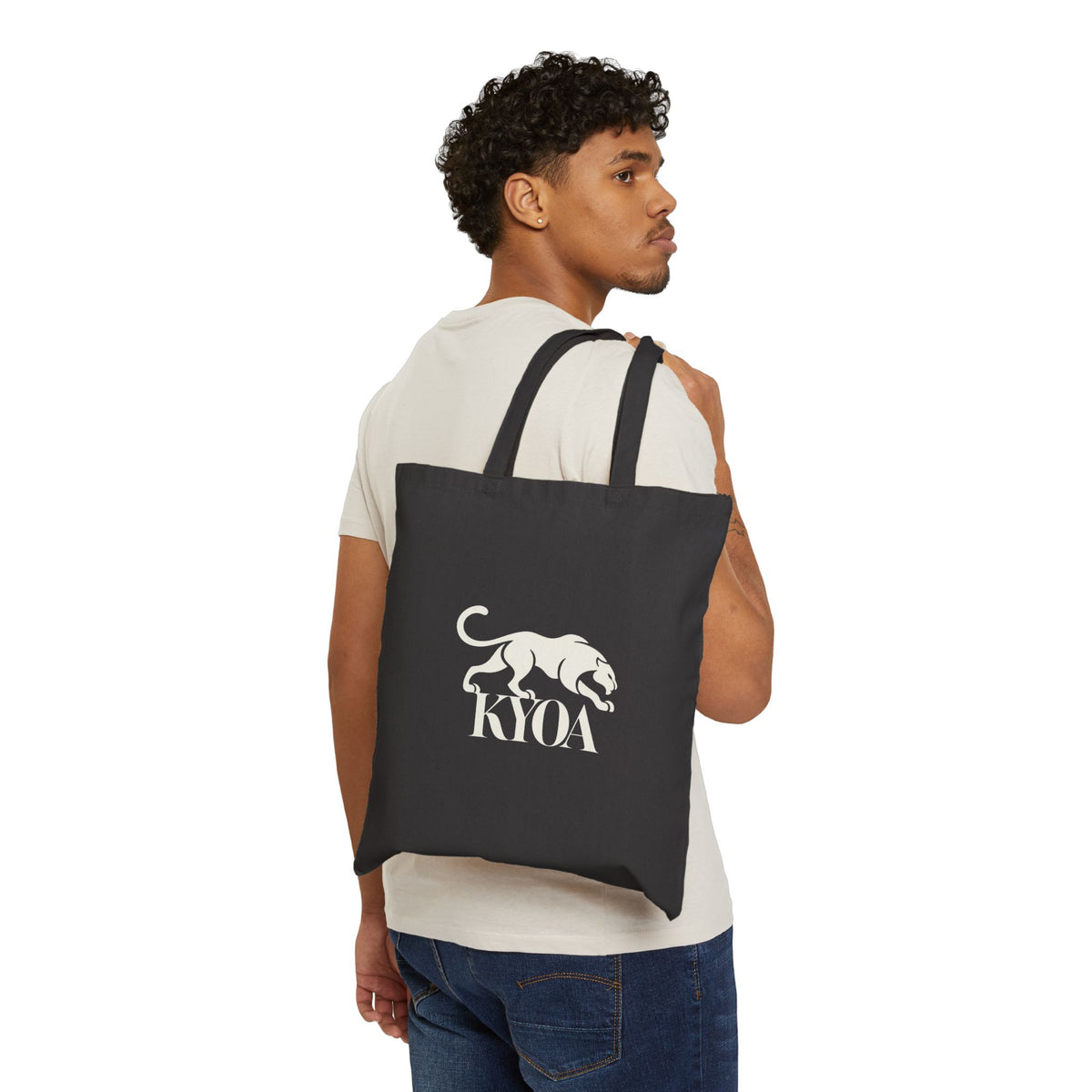KYOA — The Panther · Canvas Tote (DISCIPLINE)