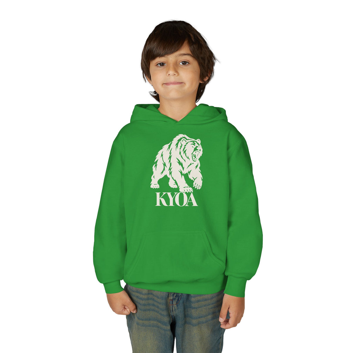 KYOA KIDS — The Bear · Kids Hoodie (STRENGTH)
