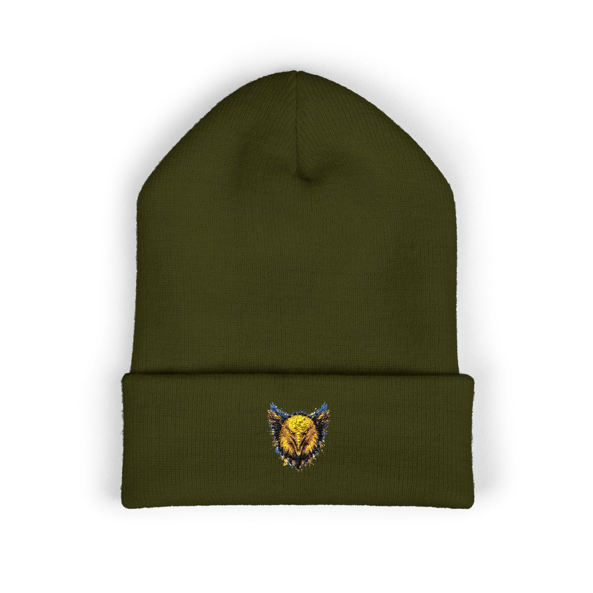 Eagle (Blue & Gold) — Embroidered Beanie