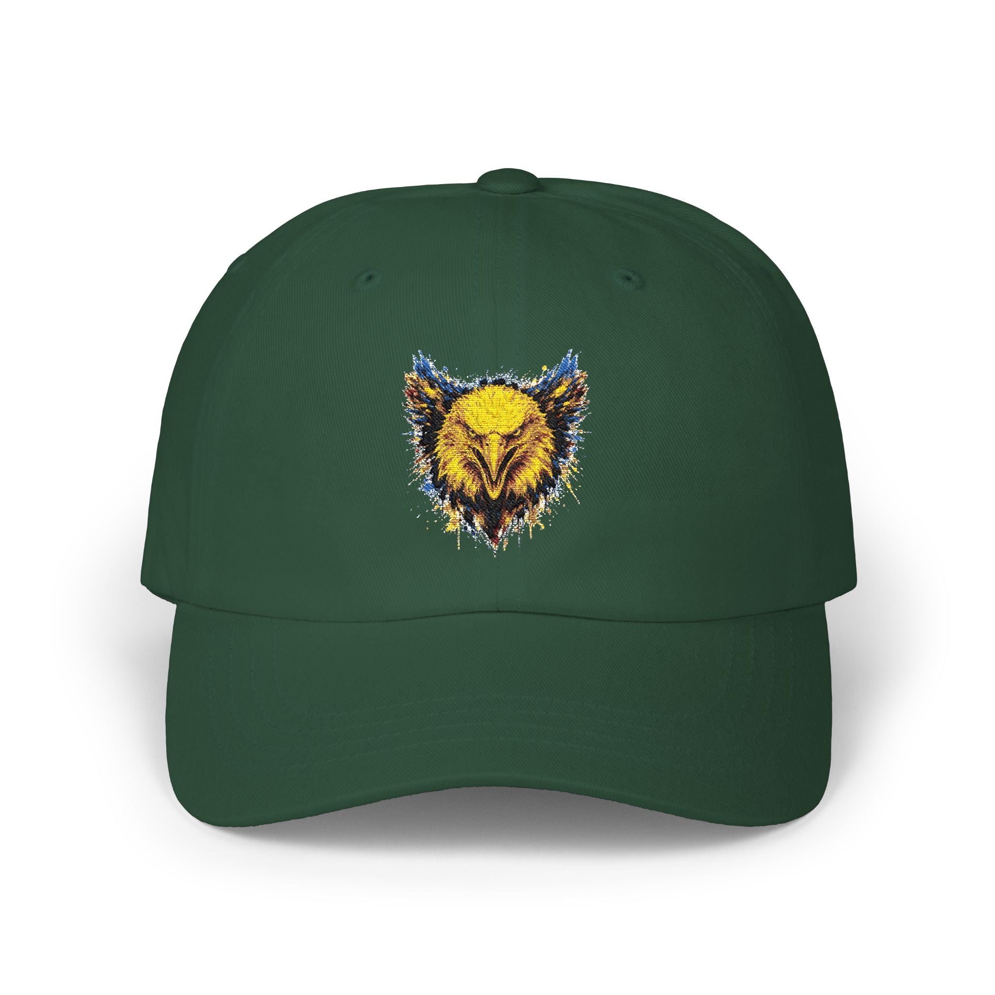 Eagle (Blue & Gold) — Embroidered Dad Hat