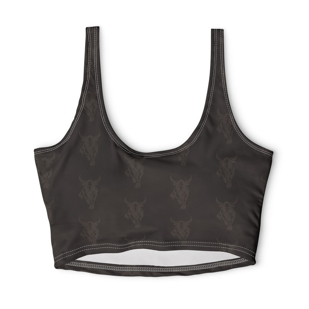 KYOA — The Bull · All-Over Monogram Sports Bra (RELENTLESS)