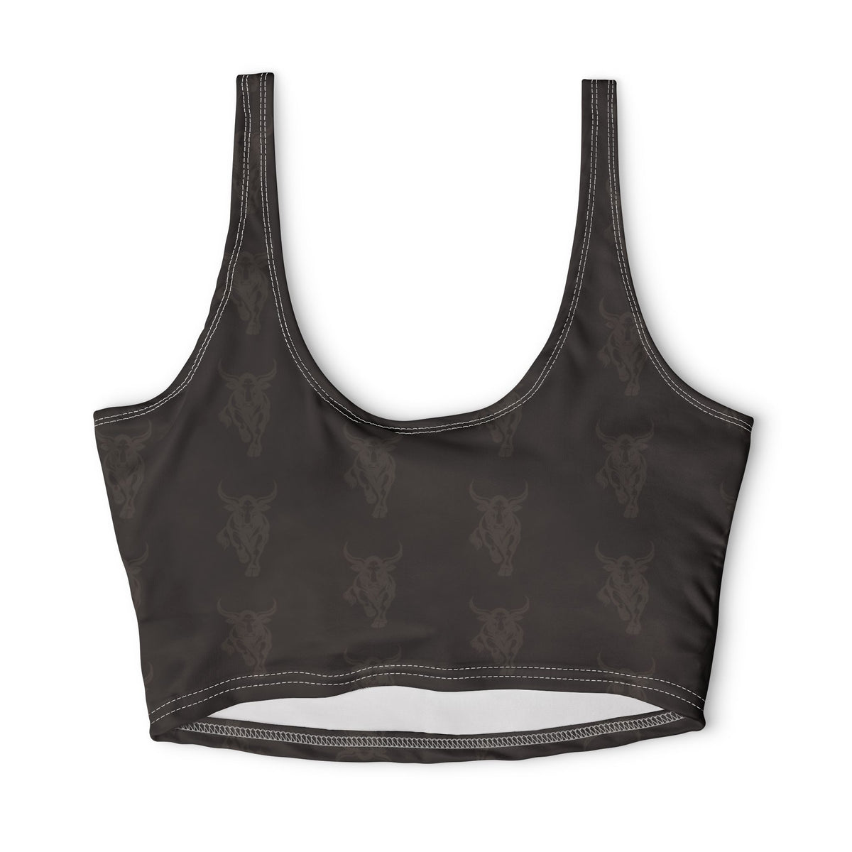 KYOA — The Bull · All-Over Monogram Sports Bra (RELENTLESS)