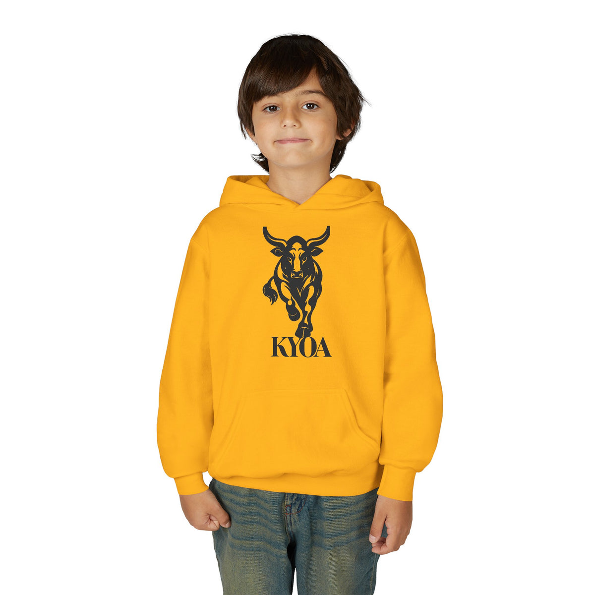 KYOA KIDS — The Bull · Kids Hoodie (RELENTLESS)