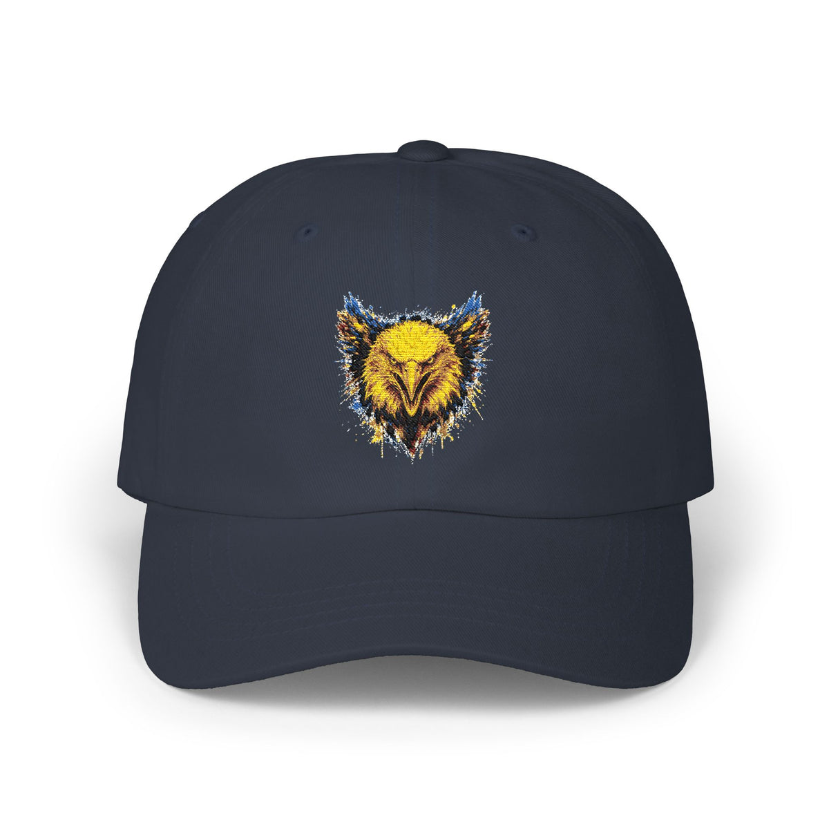 Eagle (Blue & Gold) — Embroidered Dad Hat