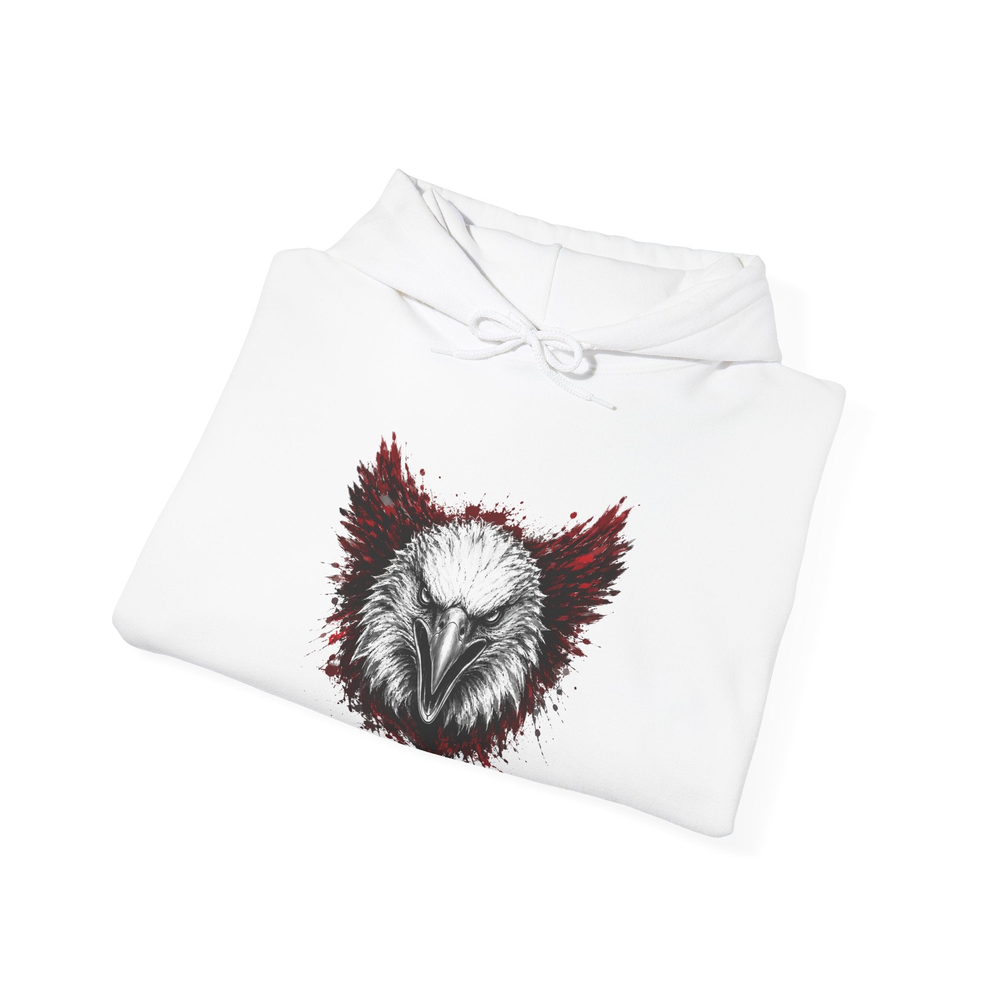 Eagle Logo Black & Red Hoodie