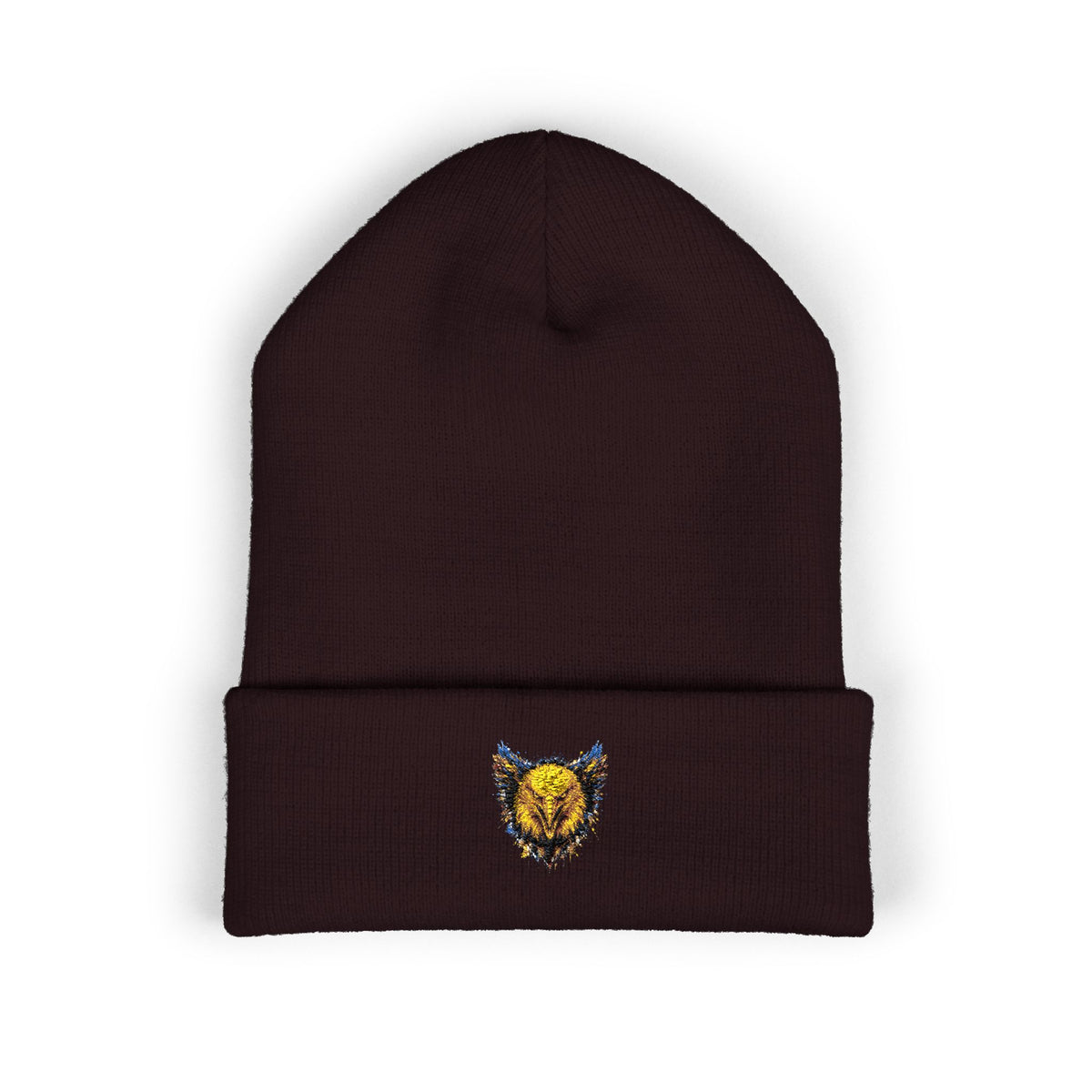 Eagle (Blue & Gold) — Embroidered Beanie