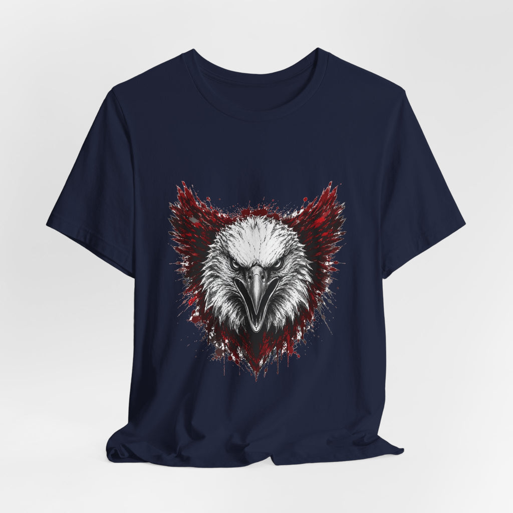 Eagle Logo Black & Red Tee
