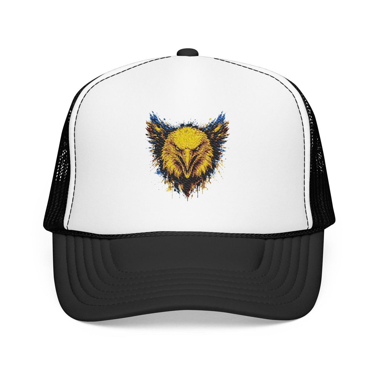 Eagle (Blue & Gold) — Foam Trucker Hat