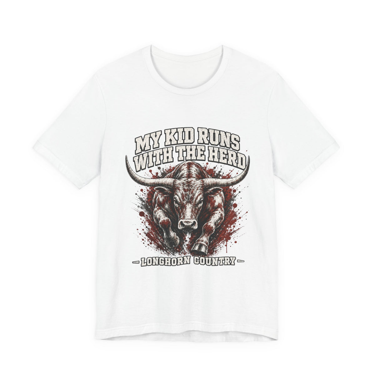 My Kid Runs With the Herd — Longhorn Country Tee
